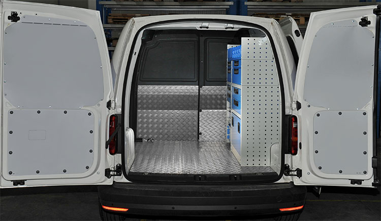 Vagn med Syncro System inredning