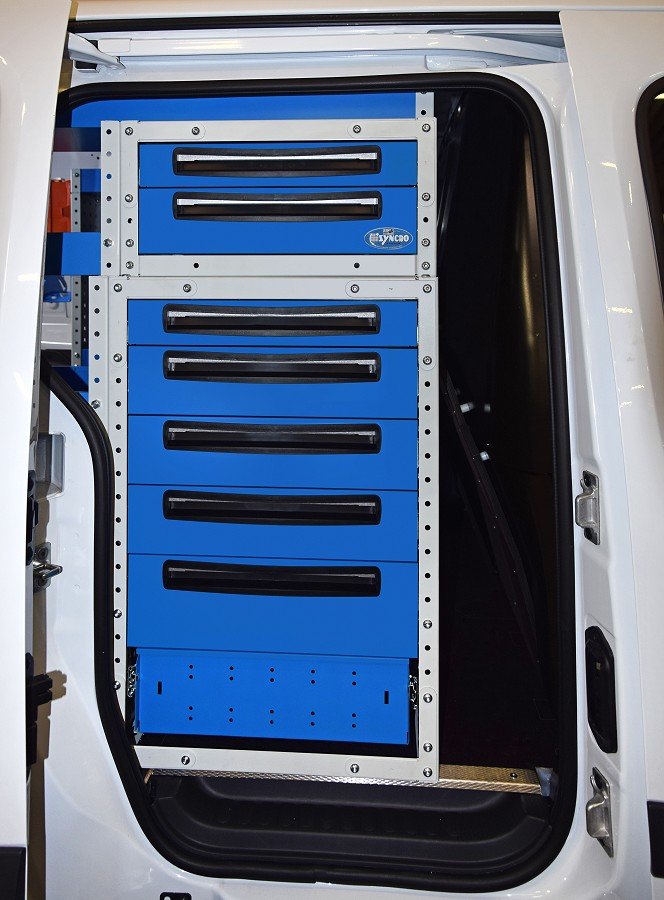 Lådor som kan nås utifrån på Nv250 med Syncro ultra System