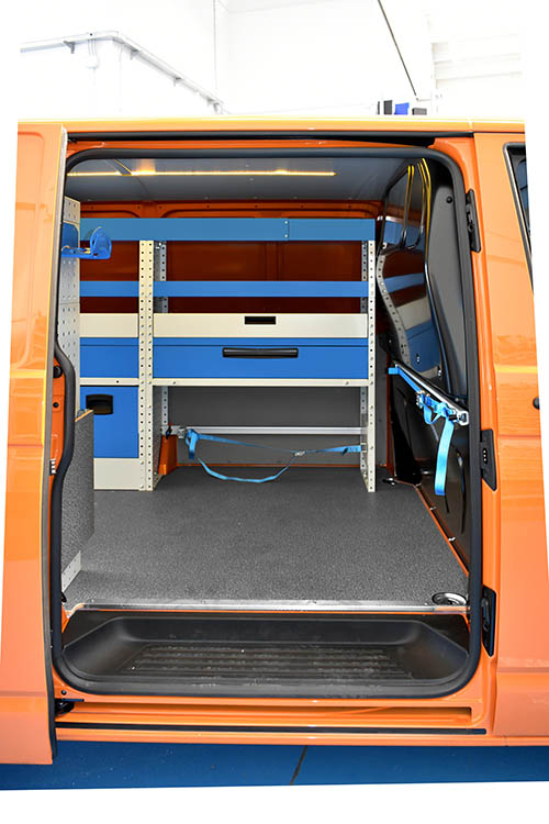 Transportfordon med lastsäkringssystem från Syncro System