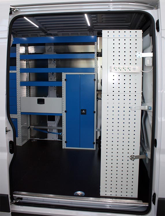 Armadietto per furgoni su Ducato Syncro System