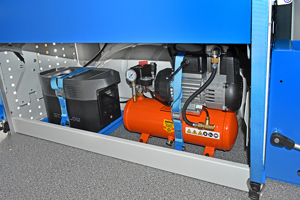 Kraftverk integrerad med Syncro System inredning