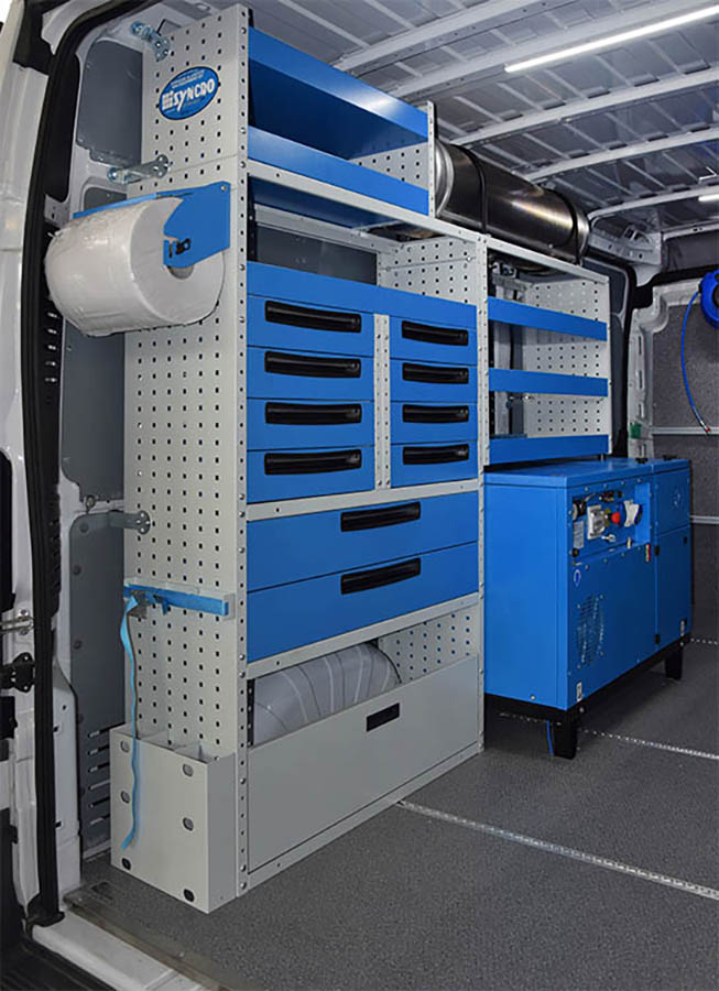 Kombinerad generator och kompressor Syncro System